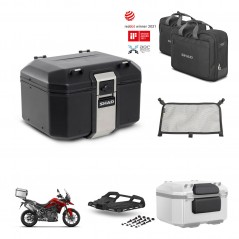 SHAD Baul trasero + soporte montaje parrilla accesorios TR48 TERRA BLACK EDITION KIT-452975