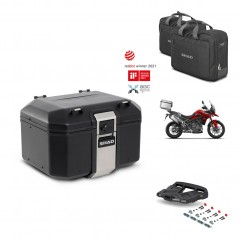 SHAD Baul trasero + parrilla soporte montaje accesorios TR48 TERRA BLACK EDITION KIT-452979