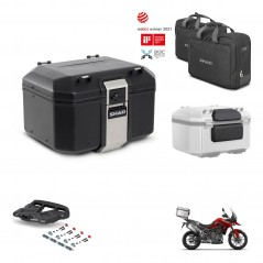 SHAD Baul trasero + parrilla soporte montaje accesorios TR48 TERRA BLACK EDITION KIT-452980