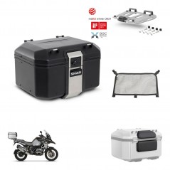 SHAD Baul trasero + soporte montaje parrilla accesorios TR48 TERRA BLACK EDITION KIT-452986