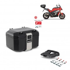 SHAD Baul trasero + parrilla soporte montaje TR48 TERRA BLACK EDITION KIT-453029