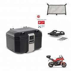 SHAD Baul trasero + soporte montaje parrilla accesorios TR48 TERRA BLACK EDITION KIT-453039