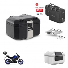 SHAD Baul trasero + soporte montaje parrilla accesorios TR48 TERRA BLACK EDITION KIT-453057