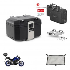 SHAD Baul trasero + soporte montaje parrilla accesorios TR48 TERRA BLACK EDITION KIT-453058