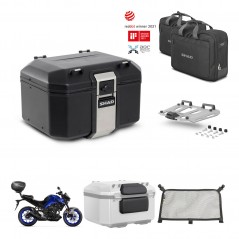 SHAD Baul trasero + soporte montaje parrilla accesorios TR48 TERRA BLACK EDITION KIT-453059