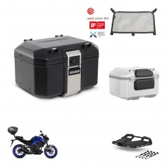 SHAD Baul trasero + soporte montaje parrilla accesorios TR48 TERRA BLACK EDITION KIT-453063