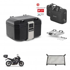 SHAD Baul trasero + soporte montaje parrilla accesorios TR48 TERRA BLACK EDITION KIT-453081