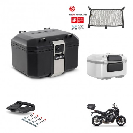SHAD Baul trasero + parrilla soporte montaje accesorios TR48 TERRA BLACK EDITION KIT-453093