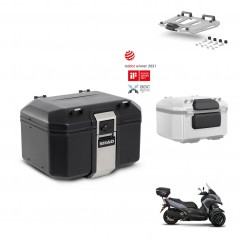 SHAD Baul trasero + soporte montaje parrilla accesorios TR48 TERRA BLACK EDITION KIT-453099