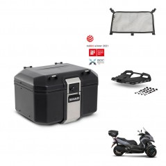 SHAD Rear trunk + mounting bracket grill accessories TR48 TERRA BLACK EDITION KIT-453108