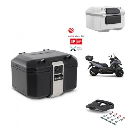 SHAD Baul trasero + parrilla soporte montaje accesorios TR48 TERRA BLACK EDITION KIT-453114