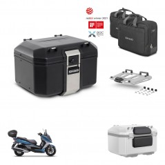 SHAD Baul trasero + soporte montaje parrilla accesorios TR48 TERRA BLACK EDITION KIT-453126