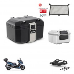 SHAD Baul trasero + soporte montaje parrilla accesorios TR48 TERRA BLACK EDITION KIT-453132