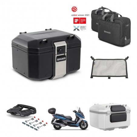 SHAD Rear trunk + grill mounting bracket accessories TR48 TERRA BLACK EDITION KIT-453143