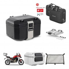 SHAD Rear trunk + mounting bracket grill accessories TR48 TERRA BLACK EDITION KIT-453151