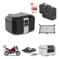 SHAD Rear trunk + mounting bracket grill accessories TR48 TERRA BLACK EDITION KIT-453159