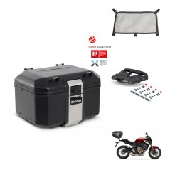 SHAD Baul trasero + soporte montaje parrilla accesorios TR48 TERRA BLACK EDITION KIT-453184