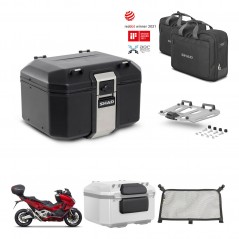 SHAD Rear trunk + mounting bracket grill accessories TR48 TERRA BLACK EDITION KIT-453358