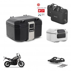 SHAD Rear trunk + mounting bracket grill accessories TR48 TERRA BLACK EDITION KIT-453410