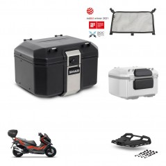 SHAD Baul trasero + soporte montaje parrilla accesorios TR48 TERRA BLACK EDITION KIT-453454