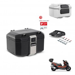 SHAD Rear trunk + mounting bracket grill accessories TR48 TERRA BLACK EDITION KIT-453459