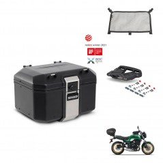 SHAD Rear trunk + mounting bracket grill accessories TR48 TERRA BLACK EDITION KIT-453483