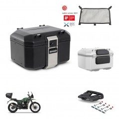 SHAD Rear trunk + mounting bracket grill accessories TR48 TERRA BLACK EDITION KIT-453507