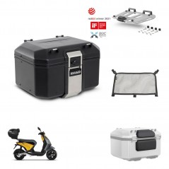 SHAD Rear trunk + mounting bracket grill accessories TR48 TERRA BLACK EDITION KIT-453584