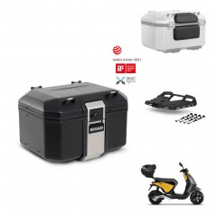 SHAD Rear trunk + mounting bracket grill accessories TR48 TERRA BLACK EDITION KIT-453590