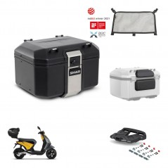 SHAD Baul trasero + soporte montaje parrilla accesorios TR48 TERRA BLACK EDITION KIT-453599