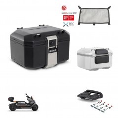 SHAD Rear trunk + mounting bracket grill accessories TR48 TERRA BLACK EDITION KIT-453622