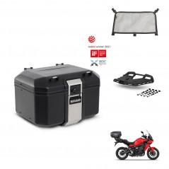 SHAD Rear trunk + mounting bracket grill accessories TR48 TERRA BLACK EDITION KIT-453637