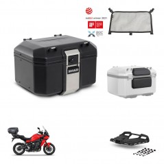 SHAD Rear trunk + mounting bracket grill accessories TR48 TERRA BLACK EDITION KIT-453638