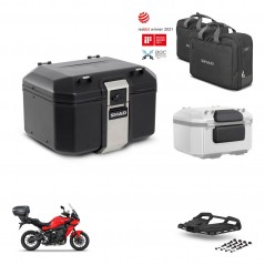 SHAD Rear trunk + mounting bracket grill accessories TR48 TERRA BLACK EDITION KIT-453640