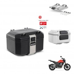 SHAD Rear trunk + mounting bracket grill accessories TR48 TERRA BLACK EDITION KIT-453651