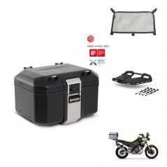 SHAD Rear trunk + mounting bracket grill accessories TR48 TERRA BLACK EDITION KIT-453683
