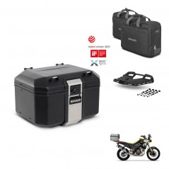 SHAD Rear trunk + mounting bracket grill accessories TR48 TERRA BLACK EDITION KIT-453685