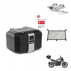 SHAD Rear trunk + mounting bracket grill accessories TR48 TERRA BLACK EDITION KIT-453721