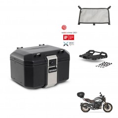 SHAD Rear trunk + mounting bracket grill accessories TR48 TERRA BLACK EDITION KIT-453729