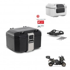 SHAD Baul trasero + soporte montaje parrilla accesorios TR48 TERRA BLACK EDITION KIT-453797