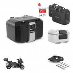 SHAD Rear trunk + mounting bracket grill accessories TR48 TERRA BLACK EDITION KIT-453808
