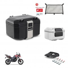 SHAD Rear trunk + mounting bracket grill accessories TR48 TERRA BLACK EDITION KIT-453921