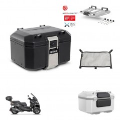 SHAD Rear trunk + mounting bracket grill accessories TR48 TERRA BLACK EDITION KIT-453929