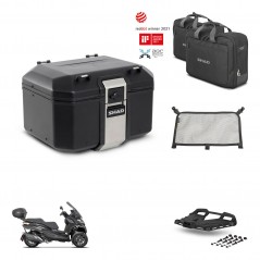 SHAD Baul trasero + soporte montaje parrilla accesorios TR48 TERRA BLACK EDITION KIT-453940