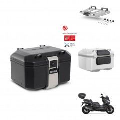 SHAD Baul trasero + soporte montaje parrilla accesorios TR48 TERRA BLACK EDITION KIT-453950