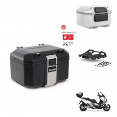 SHAD Rear trunk + mounting bracket grill accessories TR48 TERRA BLACK EDITION KIT-453981