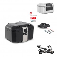 SHAD Rear trunk + mounting bracket grill accessories TR48 TERRA BLACK EDITION KIT-453988