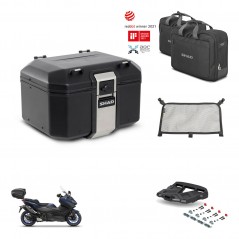 SHAD Rear trunk + mounting bracket grill accessories TR48 TERRA BLACK EDITION KIT-454016