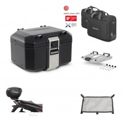 SHAD Rear trunk + mounting bracket grill accessories TR48 TERRA BLACK EDITION KIT-454024