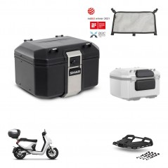 SHAD Baul trasero + soporte montaje parrilla accesorios TR48 TERRA BLACK EDITION KIT-454167